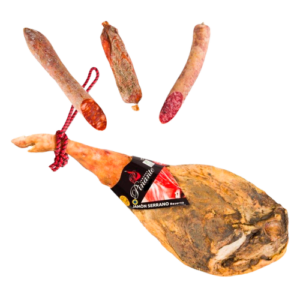 Lote Jamón Serrano e Ibéricos