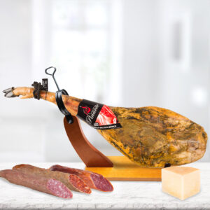 Lote nº 1 con Jamón de Bellota Ibérico
